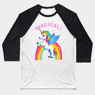 Unicorn "Magical!" Baseball T-Shirt